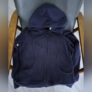 Vintage Lululemon scuba hoodie in dark purple Sz 12. Purple Crush/Concord Grape